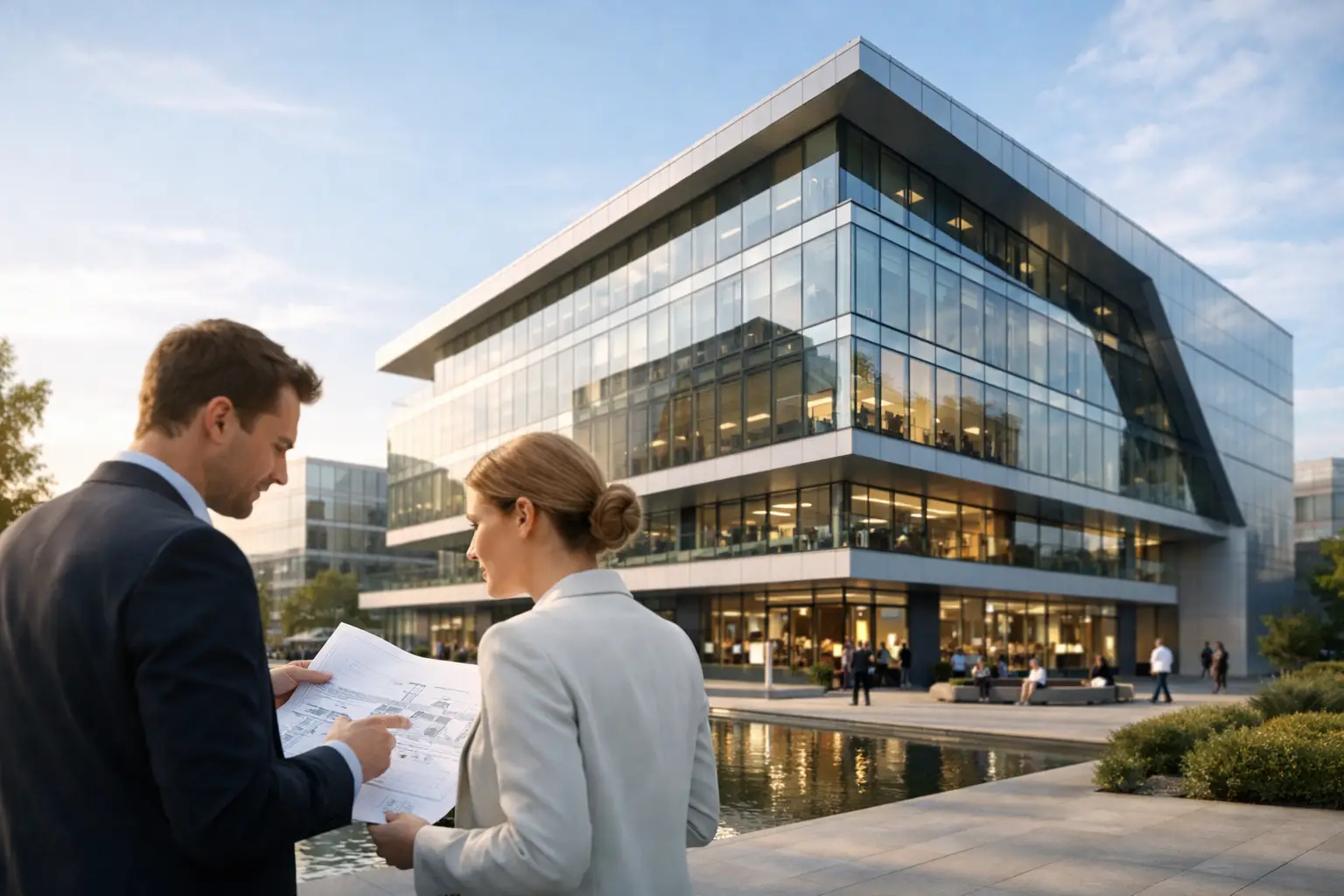 Commercial architecture - project, which works