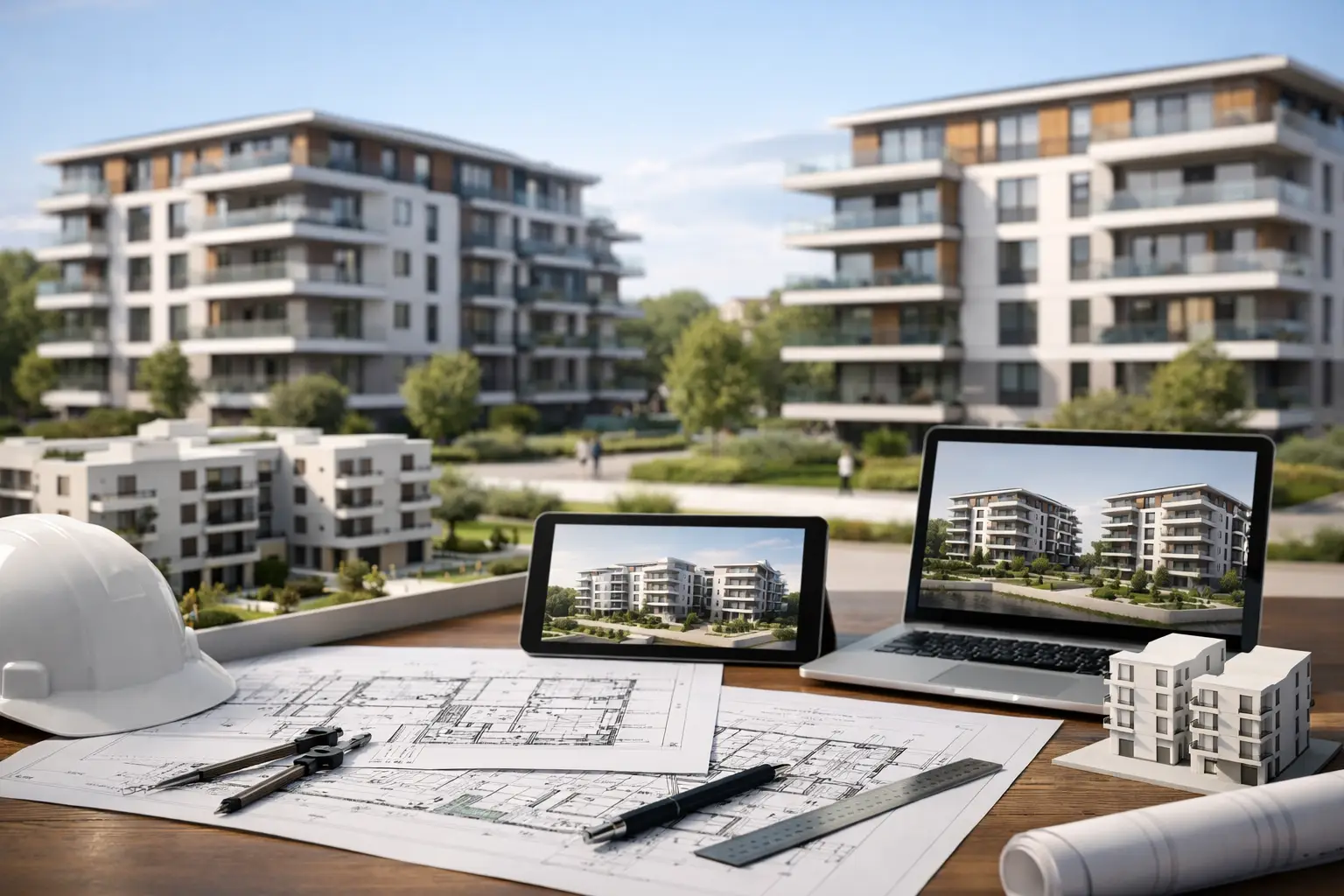 Projekt architektoniczny zabudowy wielorodzinnej