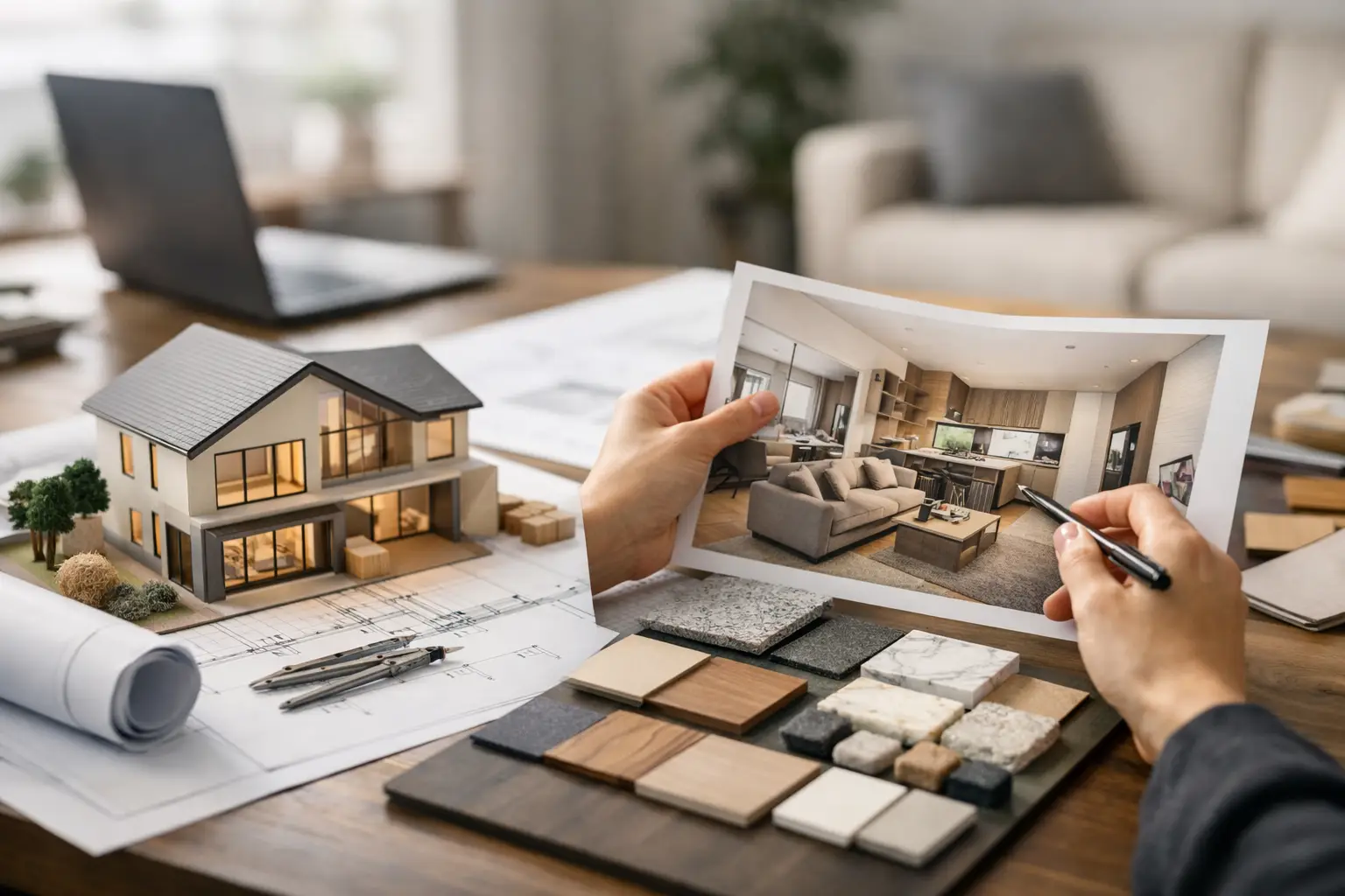 Projekt domu z wnętrzem - co zmienia?