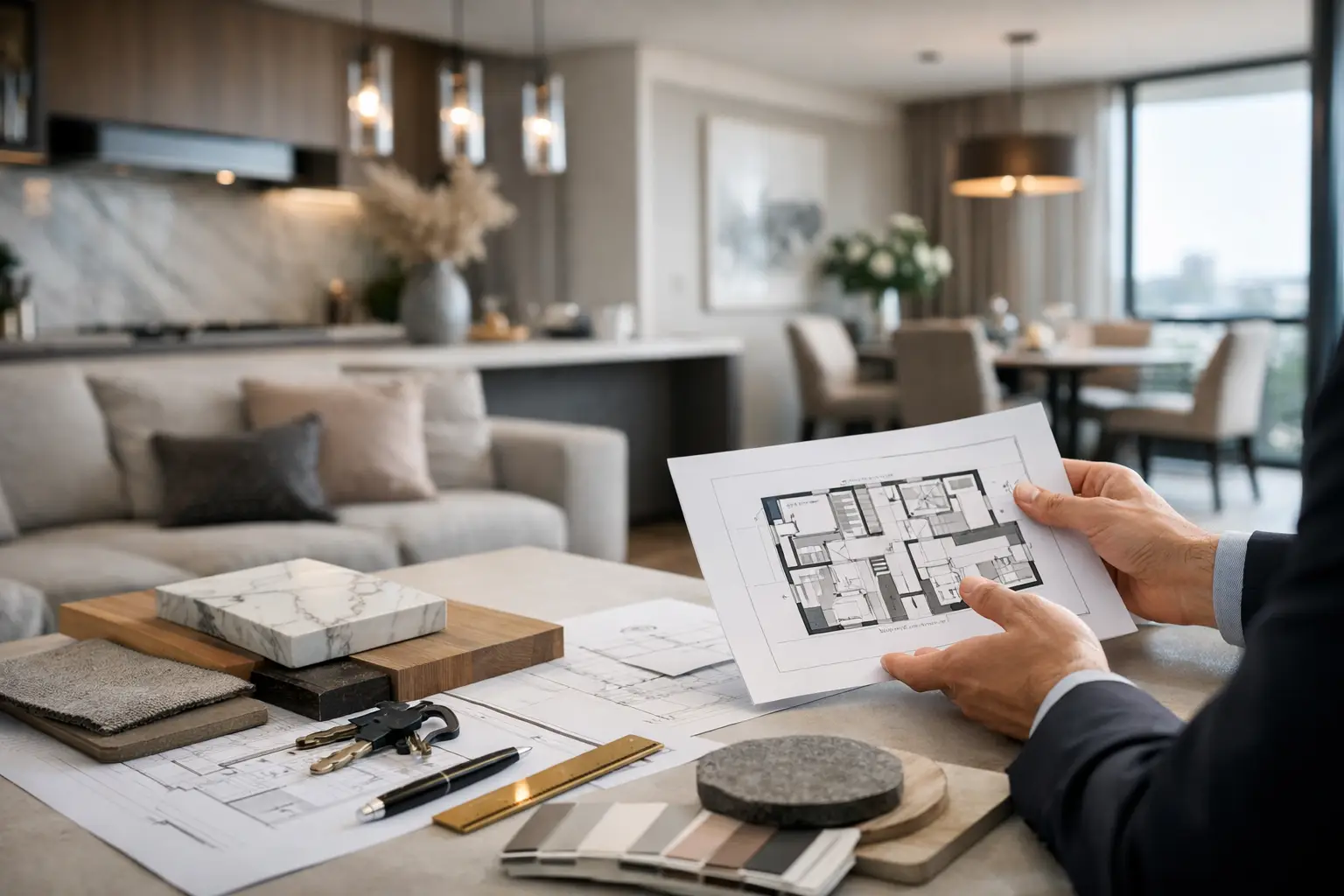 Projekt wnętrz apartamentu premium - co decyduje