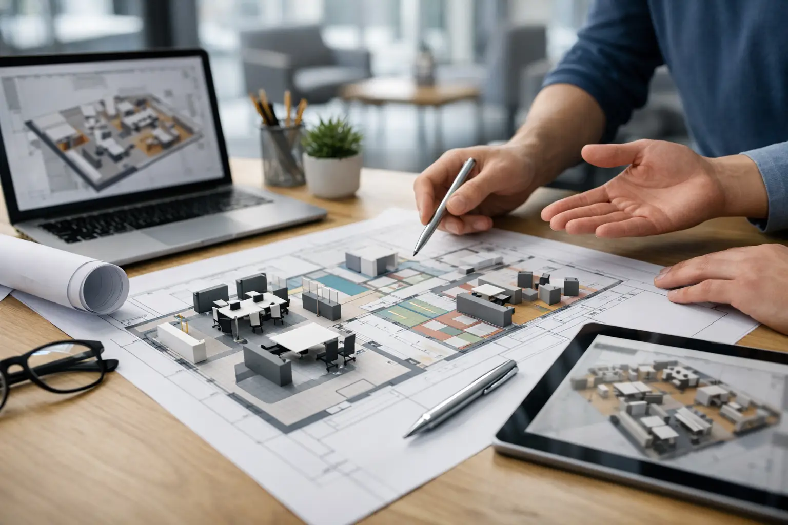 How to plan the functional layout of an office