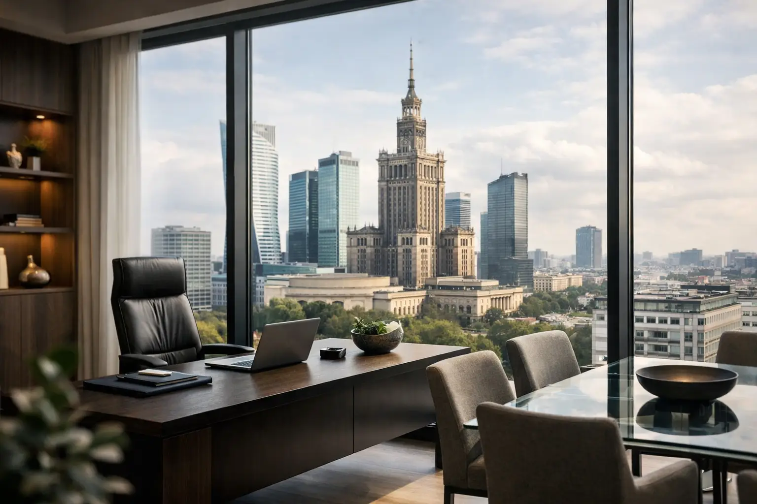 Projekt gabinetu Warszawa dla wymagających firm